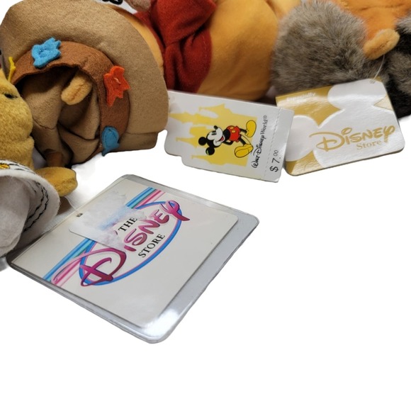 Lot Of 3 Winnie The Pooh Stuffed Animals Collectibles NWT Vintage Stuffies - Picture 2 of 13